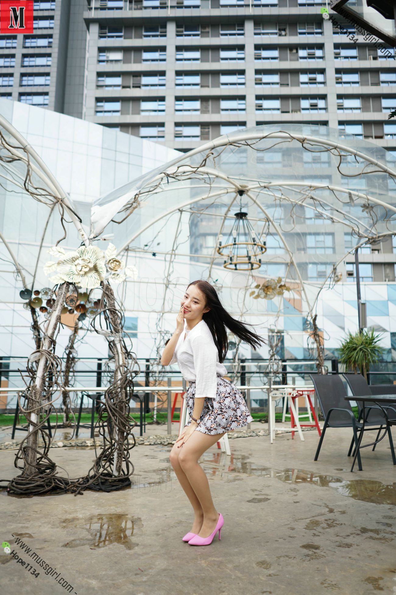 MussGirl慕丝女郎  NO.053 画家婉萍